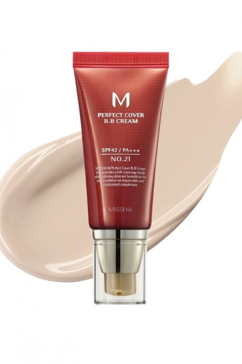 Missha M Perfect Cover BB Cream EX №21 SPF42 PA+++ 50 mlIVET.BG - Твоят онлайн бутик.
