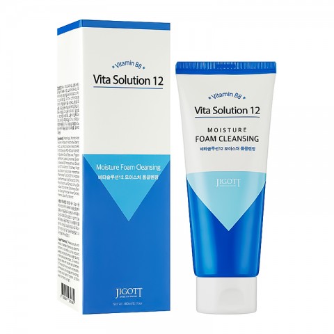 Jigott Vita Solution 12 Moisture Foam Cleansing 180 mlIVET.BG - Твоят онлайн бутик.