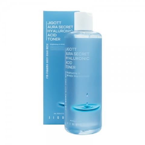 JIGOTT Facial toner HYALURON Aura Secret Hyaluronic Acid Toner, 300 mlIVET.BG - Твоят онлайн бутик.