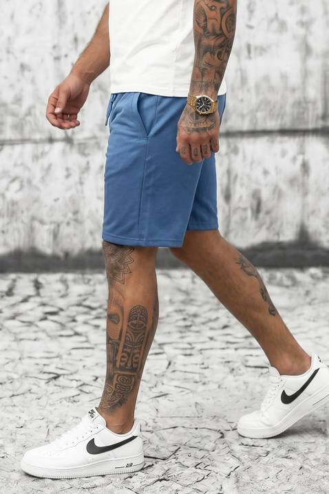 Мъжки къси панталони JERBO BLUE, Цвят: син, IVET.BG - Твоят онлайн бутик.