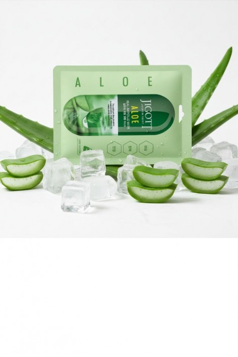 Jigott Aloe Real Ampoule Mask 27 mlIVET.BG - Твоят онлайн бутик.