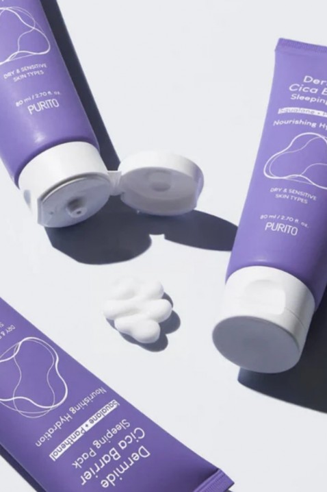 PURITO Dermide Cica Barrier Sleeping Pack 80 mlIVET.BG - Твоят онлайн бутик.
