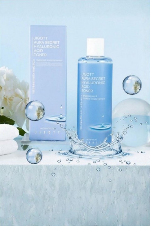 JIGOTT Facial toner HYALURON Aura Secret Hyaluronic Acid Toner, 300 mlIVET.BG - Твоят онлайн бутик.