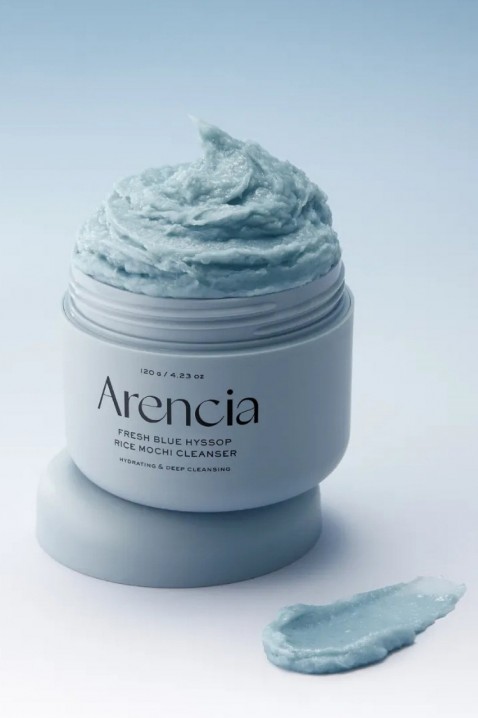ARENCIА Fresh Blue Hyssop Rice Mochi Cleanser 120gIVET.BG - Твоят онлайн бутик.
