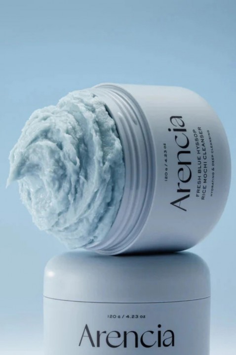 ARENCIА Fresh Blue Hyssop Rice Mochi Cleanser 120gIVET.BG - Твоят онлайн бутик.