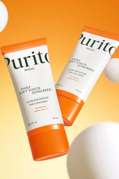 PURITO Seoul Daily Soft Touch Sunscreen SPF 50 PA++++ Ceramide Sunscreen 60 mlIVET.BG - Твоят онлайн бутик.