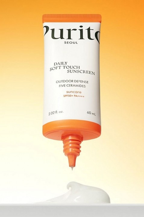 PURITO Seoul Daily Soft Touch Sunscreen SPF 50 PA++++ Ceramide Sunscreen 60 mlIVET.BG - Твоят онлайн бутик.