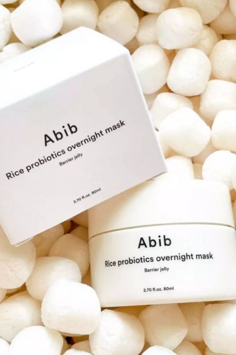 ABIB Rice Probiotics Overnight Mask Barrier Jelly 80 mlIVET.BG - Твоят онлайн бутик.