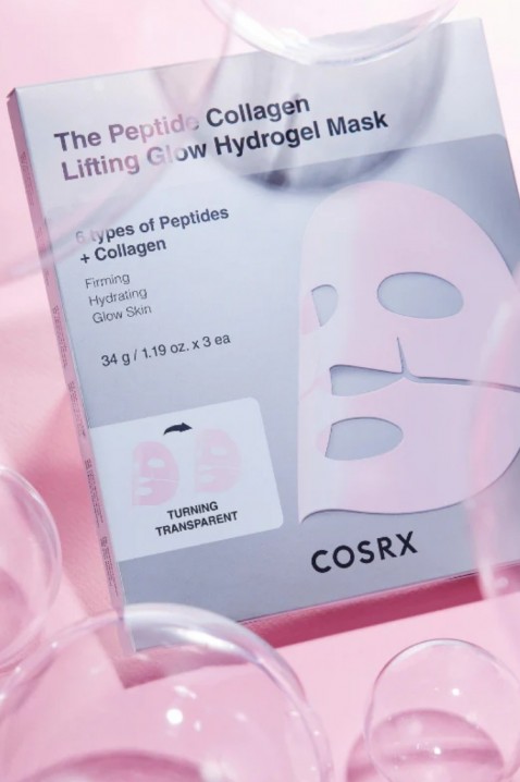 COSRX Peptide Collagen Glow Hydrogel Mask 34g * 3 pcsIVET.BG - Твоят онлайн бутик.