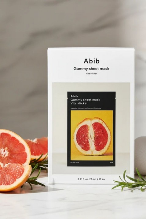 ABIB Gummy Sheet Mask Vita Sticker 27 mlIVET.BG - Твоят онлайн бутик.