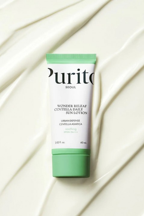 PURITO SAMPLE Wonder Releaf Centella Daily Sun Lotion SPF 50+ PA++++ 1 gIVET.BG - Твоят онлайн бутик.