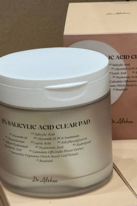DR. ALTHEA 2% Salicylic Acid Clear Pad 60 pcsIVET.BG - Твоят онлайн бутик.