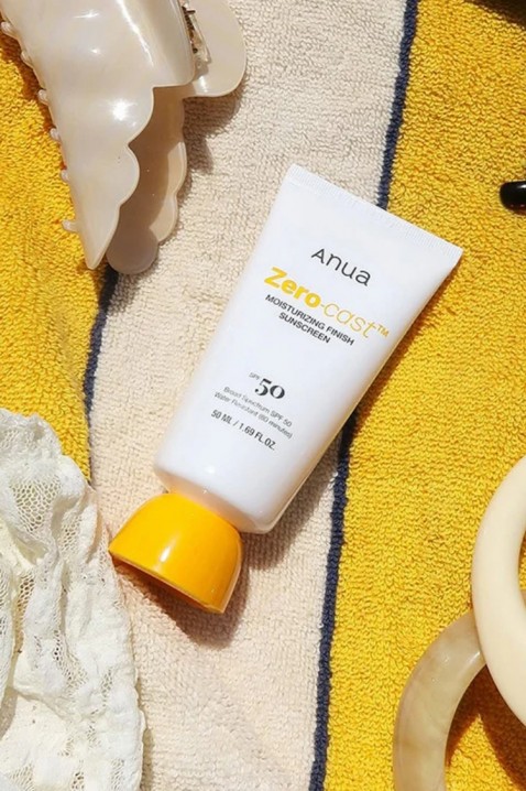 ANUA Zero-Cast Moisturizing Finish Sunscreen 50 mlIVET.BG - Твоят онлайн бутик.