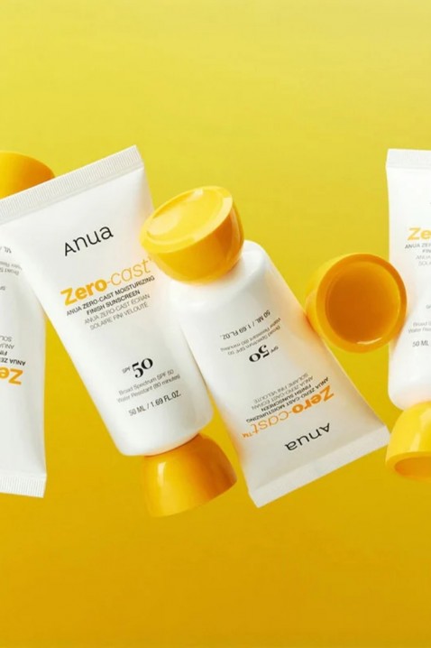 ANUA Zero-Cast Moisturizing Finish Sunscreen 50 mlIVET.BG - Твоят онлайн бутик.