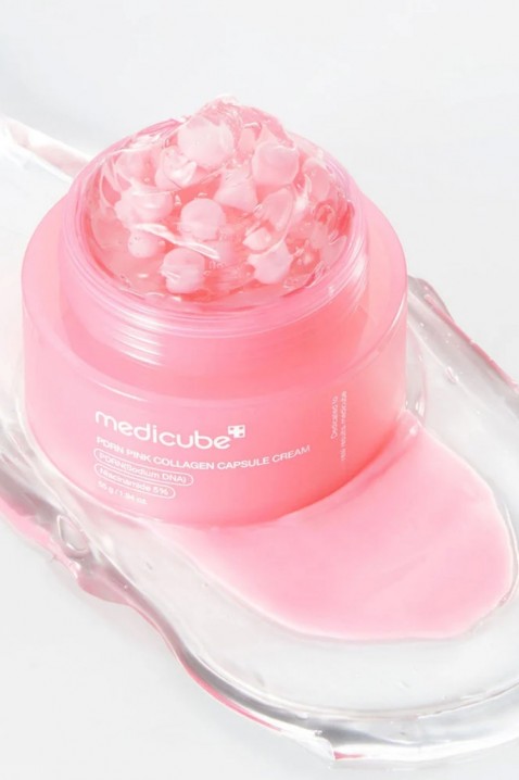 MEDICUBE PDRN Pink Collagen Capsule Cream 55 gIVET.BG - Твоят онлайн бутик.
