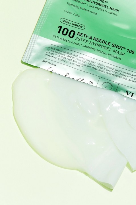 VT COSMETICS RETI-A REEDLE SHOT 100 2STEP HYDROGEL MASK 1,5 g + 33 gIVET.BG - Твоят онлайн бутик.