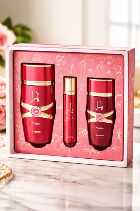 Дамски арабски комплект Lattafa Yara Candy Edp 100 ml + 12 ml Edp + Hair Mist 50 mlIVET.BG - Твоят онлайн бутик.