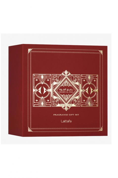 Унисекс арабски комплект Lattafa Bade`e Al Oud Sublime Edp 100 ml + 12 ml Edp + Hair Mist 50 mlIVET.BG - Твоят онлайн бутик.