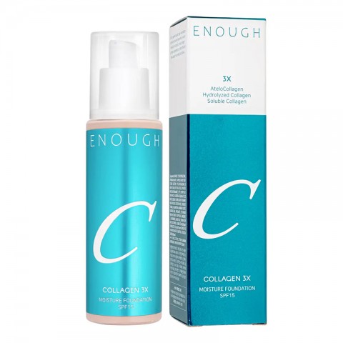 ENOUGH Collagen 3X Moisture Foundation SPF15 № 21N 100 mlIVET.BG - Твоят онлайн бутик.