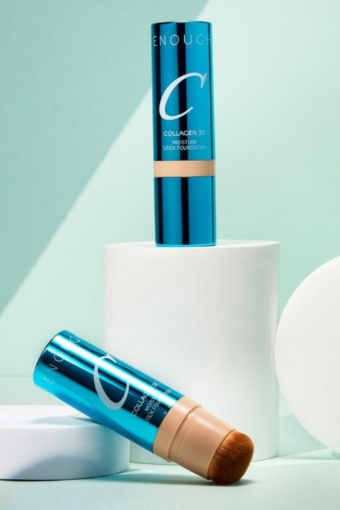 ENOUGH Collagen 3X Moisture Stick Foundation SPF5 №21N 14 gIVET.BG - Твоят онлайн бутик.