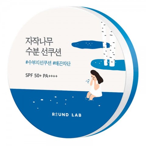 ROUND LAB Birch Juice Moisturizing Sun Cushion 15 gIVET.BG - Твоят онлайн бутик.