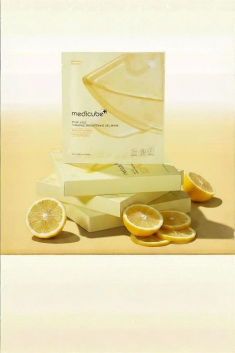 MEDICUBE Kojic Acid Turmeric Brightening y Gel Mask Set 4 брIVET.BG - Твоят онлайн бутик.