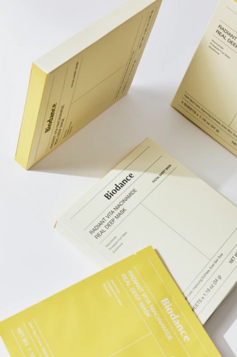 BIODANCE Radiant Vita Niacinamide Real Deep Mask 1 брIVET.BG - Твоят онлайн бутик.