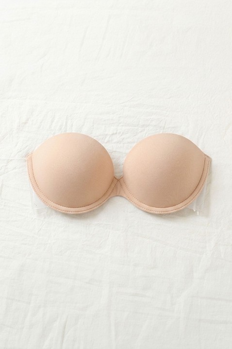 Самозалепващ сутиен без презрамки BAGDINIA BEIGE, Цвят: беж, IVET.BG - Твоят онлайн бутик.
