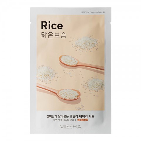 MISSHA Airy Fit Sheet Mask Rice 1 pcIVET.BG - Твоят онлайн бутик.