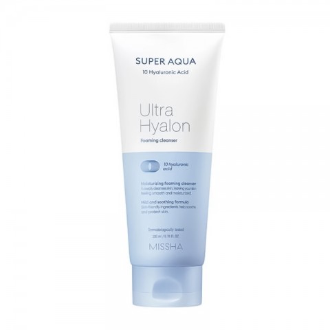 MISSHA Super Aqua Ultra Hyalron Cleansing Foam Hyaluronic, 200 mlIVET.BG - Твоят онлайн бутик.
