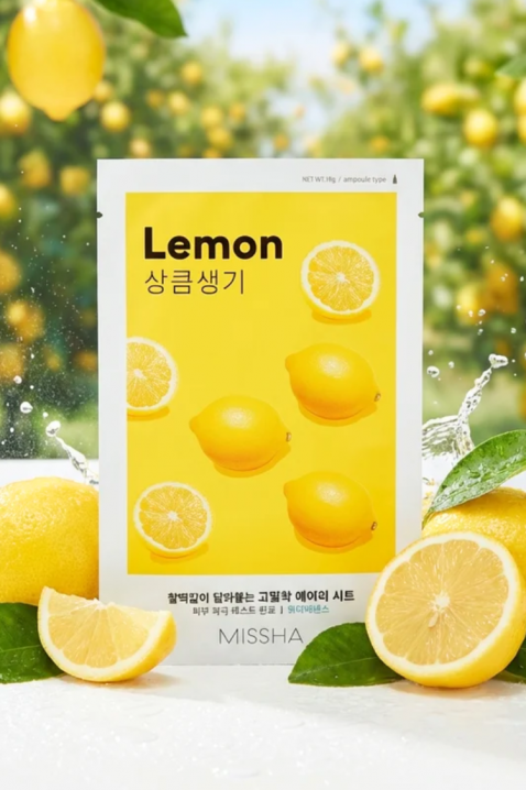 MISSHA Airy Fit Sheet Mask Lemon 1 брIVET.BG - Твоят онлайн бутик.