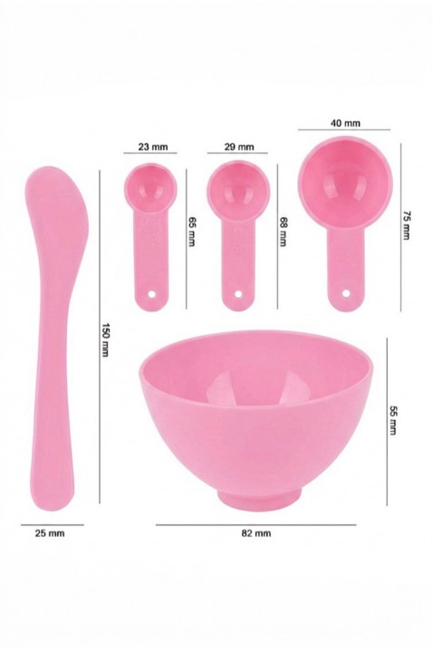 Комплект за приготвяне на маски за лице DELVISA PINK, Цвят: син,розов, IVET.BG - Твоят онлайн бутик.