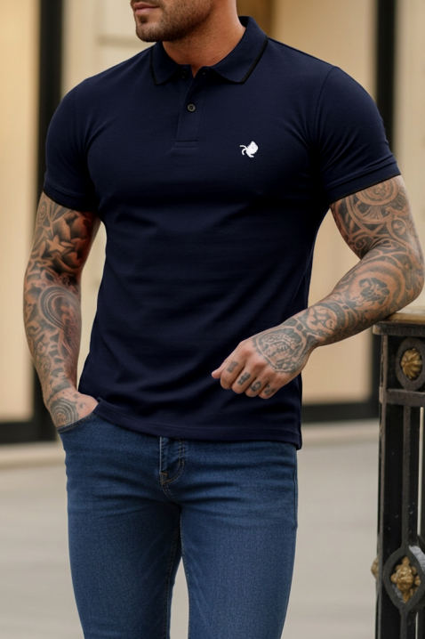 Мъжка тениска MORIFO DARK BLUE, Цвят: тъмносин, IVET.BG - Твоят онлайн бутик.