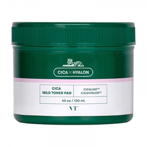 VT COSMETICS Cica Mild Toner Pad 60 pcsIVET.BG - Твоят онлайн бутик.