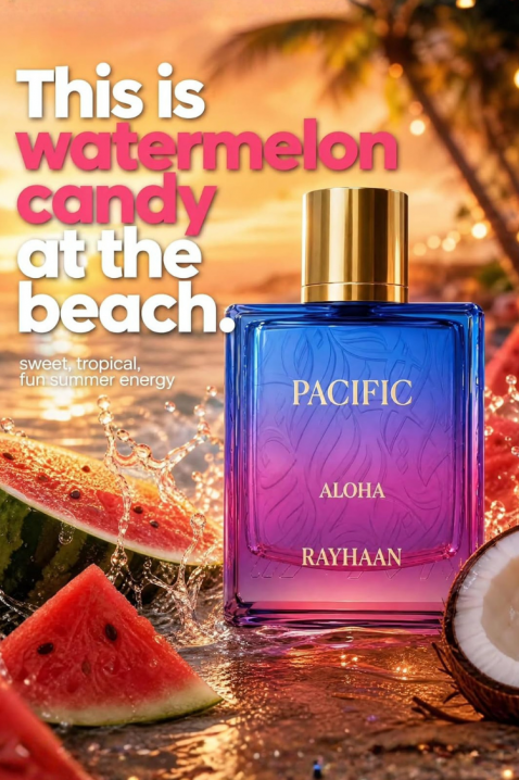 Aрабски парфюм Rayhaan Pacific Aloha EDP 100 mlIVET.BG - Твоят онлайн бутик.