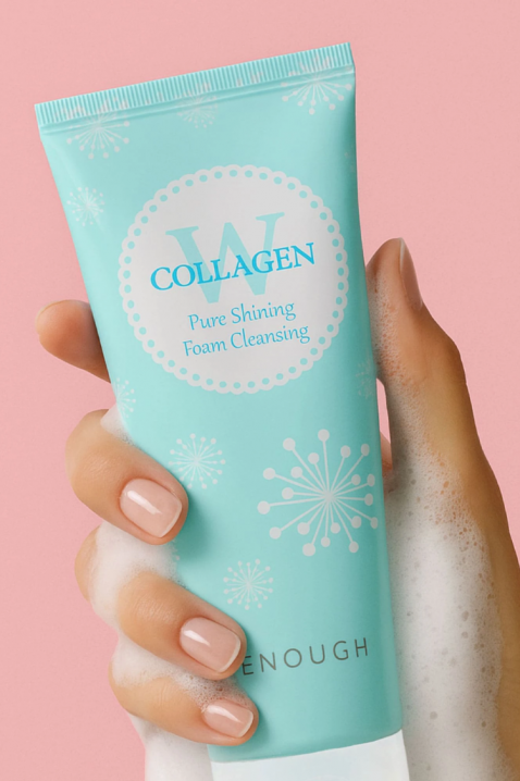Enough W Collagen Pure Shining Foam Cleansing, 100 mlIVET.BG - Твоят онлайн бутик.