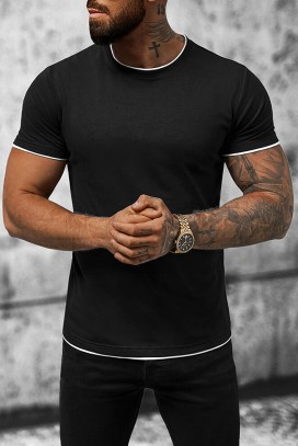 мъжка тениска MAORESO BLACK