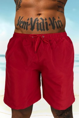 мъжки плувни шорти KENVELO RED