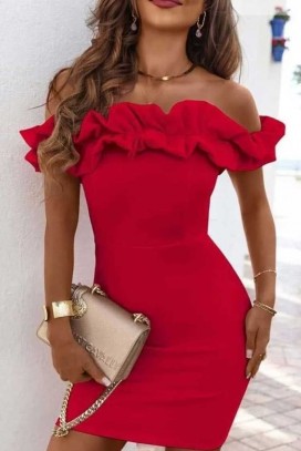 рокля ANDIANA RED