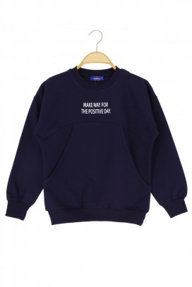 детски суичър NOVENDI NAVY