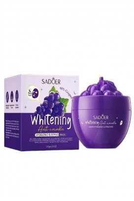 нощна маска за лице SADOER Collagen Sleeping Mask GRAPE