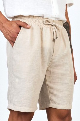 мъжки къси панталони JORVO BEIGE