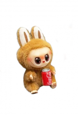 аксесоар за чанта LABUBU COCA COLA BROWN