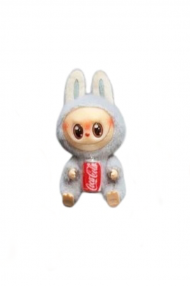 аксесоар за чанта LABUBU COCA COLA WHITE