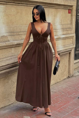 рокля TAGIZA BROWN