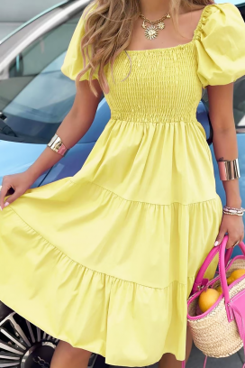 рокля FEMETA YELLOW