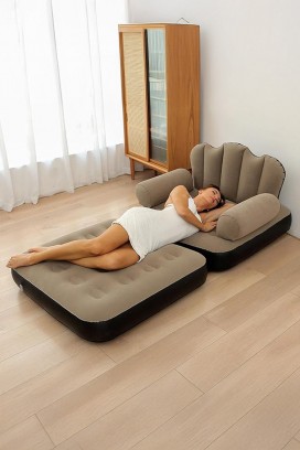 надуваем разтегателен фотьойл ORBY BEIGE