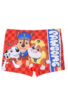 бански за момче PAWPOLICE RED