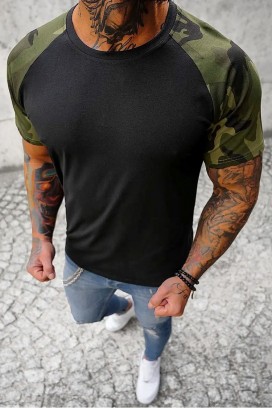 мъжка тениска REZFO BLACK