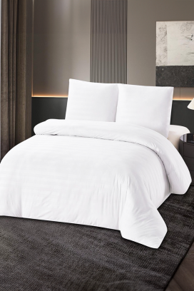 спален комплект KRONESA WHITE 200x220 cm памук - 3 части